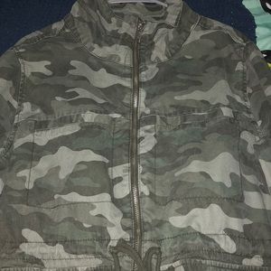 Zip Up Camo Jacket